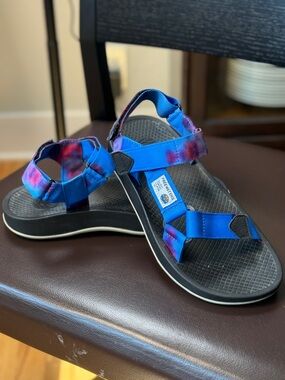 Freewaters Cloud9 Sport Sandals Tie Dye Blue Pink Purple Women’s Size 9
